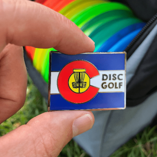 Colorado State Pin - Metal Butterfly