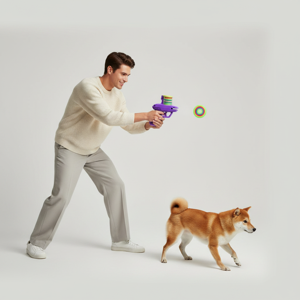 2-in-1 Disc Bullet Launcher Toy