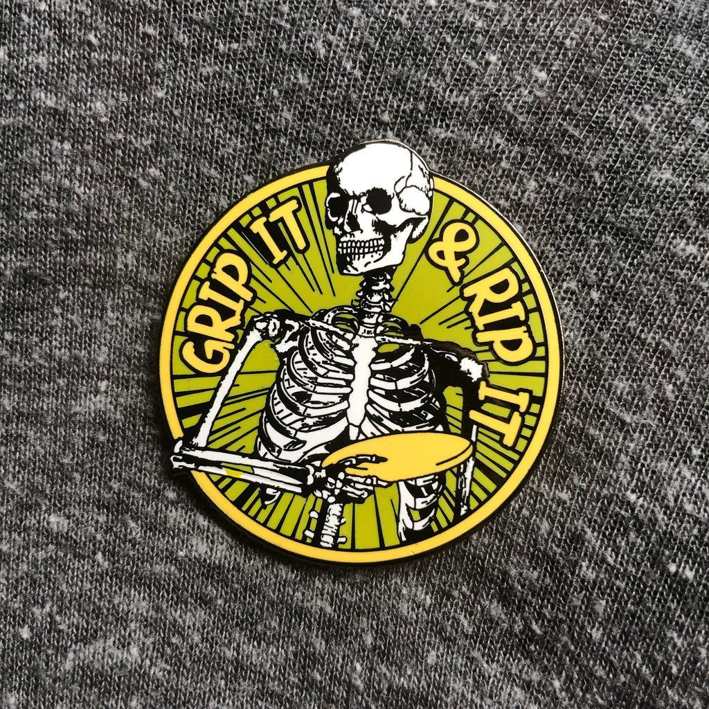 Grip It & Rip It Pin - Metal Butterfly