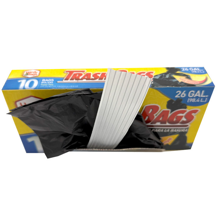 26 Gallon Trash Bags - 10 Count