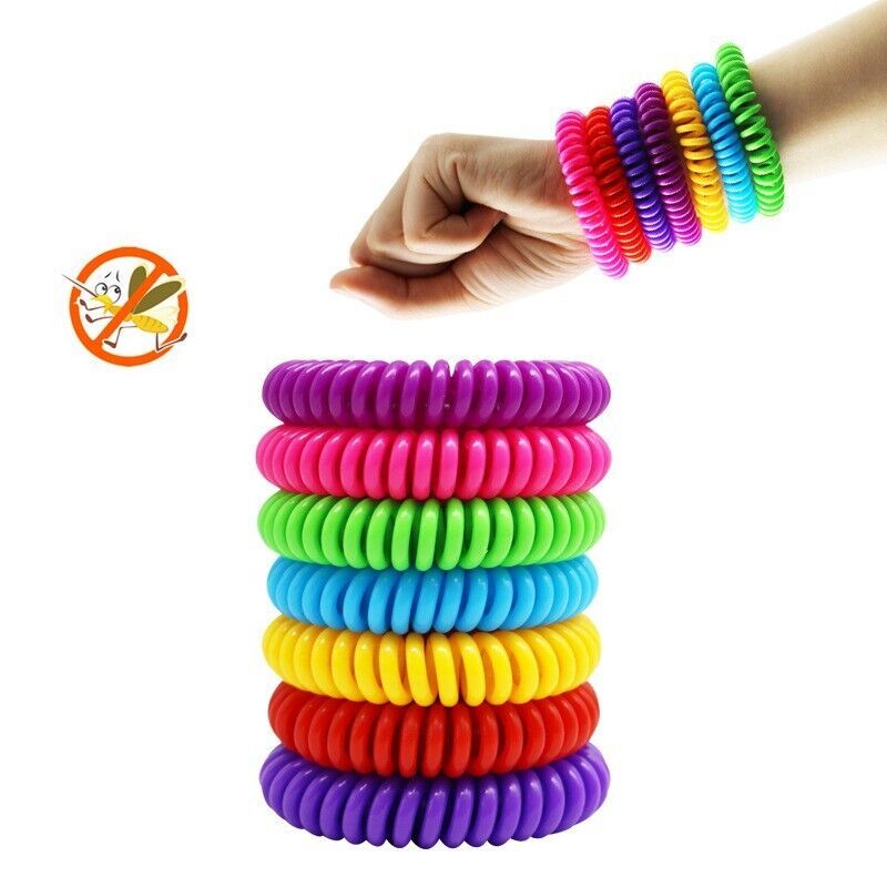 Bracelets 24 Pack Insect Repellent for Mosquitoes – Natural Bug Protection Wristbands