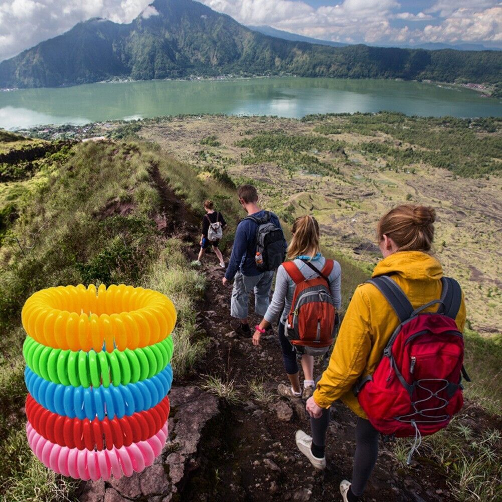 Bracelets 24 Pack Insect Repellent for Mosquitoes – Natural Bug Protection Wristbands