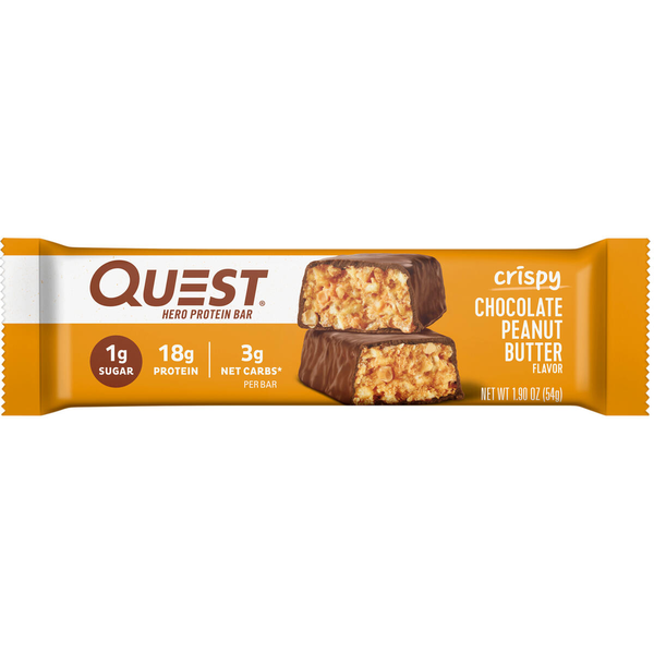 Quest Protein Bar, Hero, Chocolate Peanut Butter Flavor