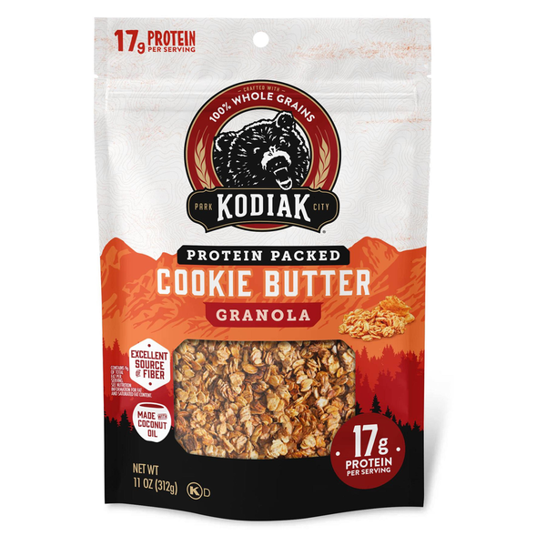 Kodiak Cakes Granola Pouch, Cookie Butter