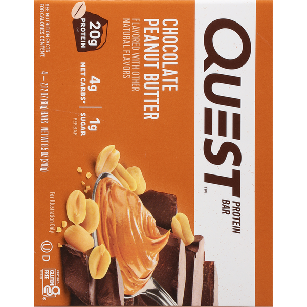 Quest Protein Bar, Chocolate Peanut Butter