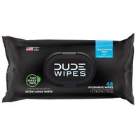DUDE Wipes Flushable Wipes, Fragrance Free, Extra ...
️