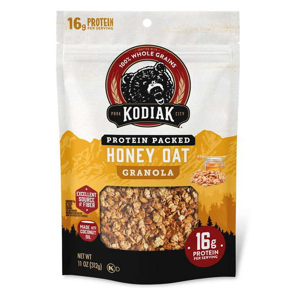 Kodiak Cakes Granola Pouch, Honey Oat