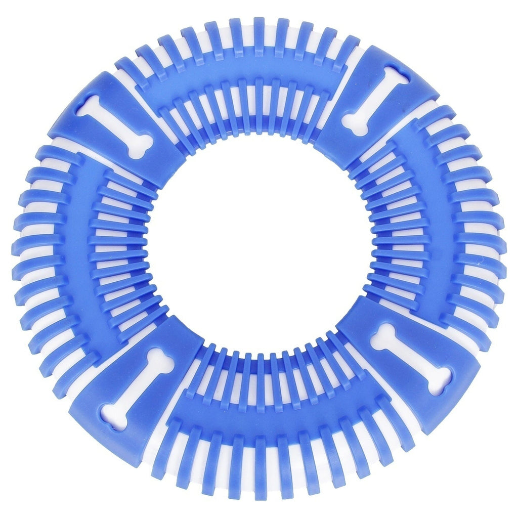 Pet Life ® 'Denta-Bark' Sporty Durable Flexible Toss and Fetch Frisbee Oral Hygiene Pet Dog Toy