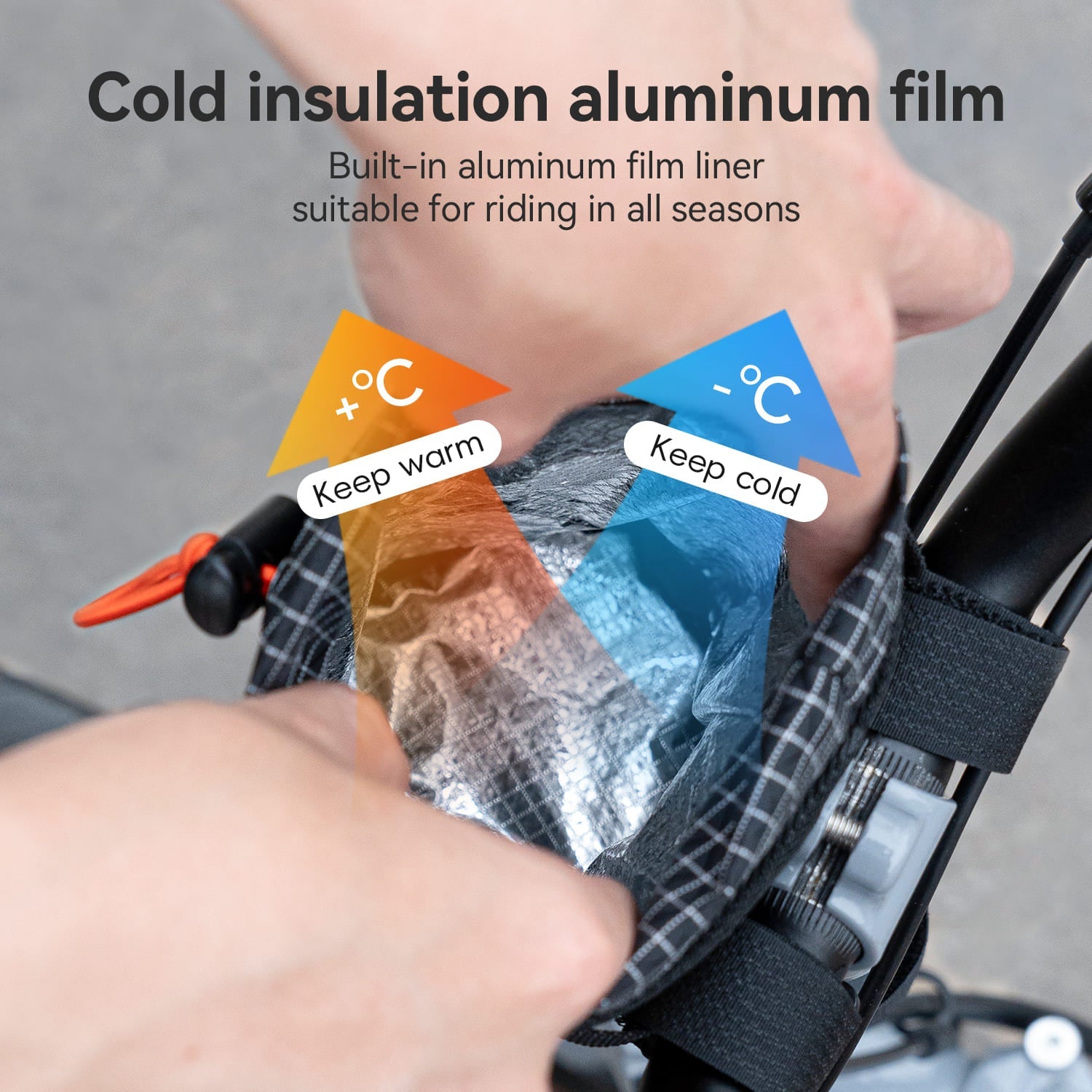 All-Purpose Bikepacking Water Bottle Bag - 1L