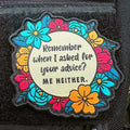 Sassy Flowers Disc Golf Patch - Hook And Loop