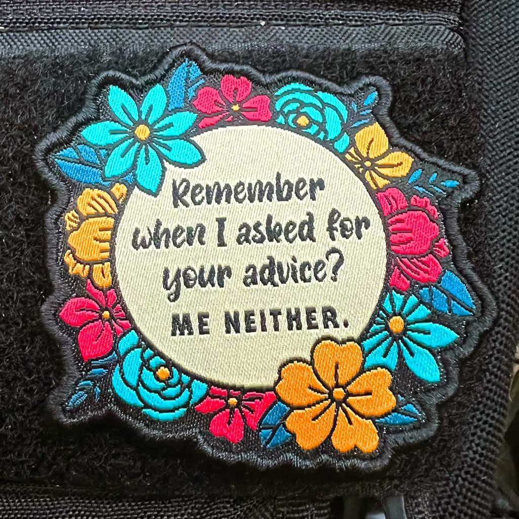 Sassy Flowers Disc Golf Patch - Hook And Loop