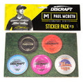 Paul McBeth Sticker Pack - One Sheet of 5 Stickers
