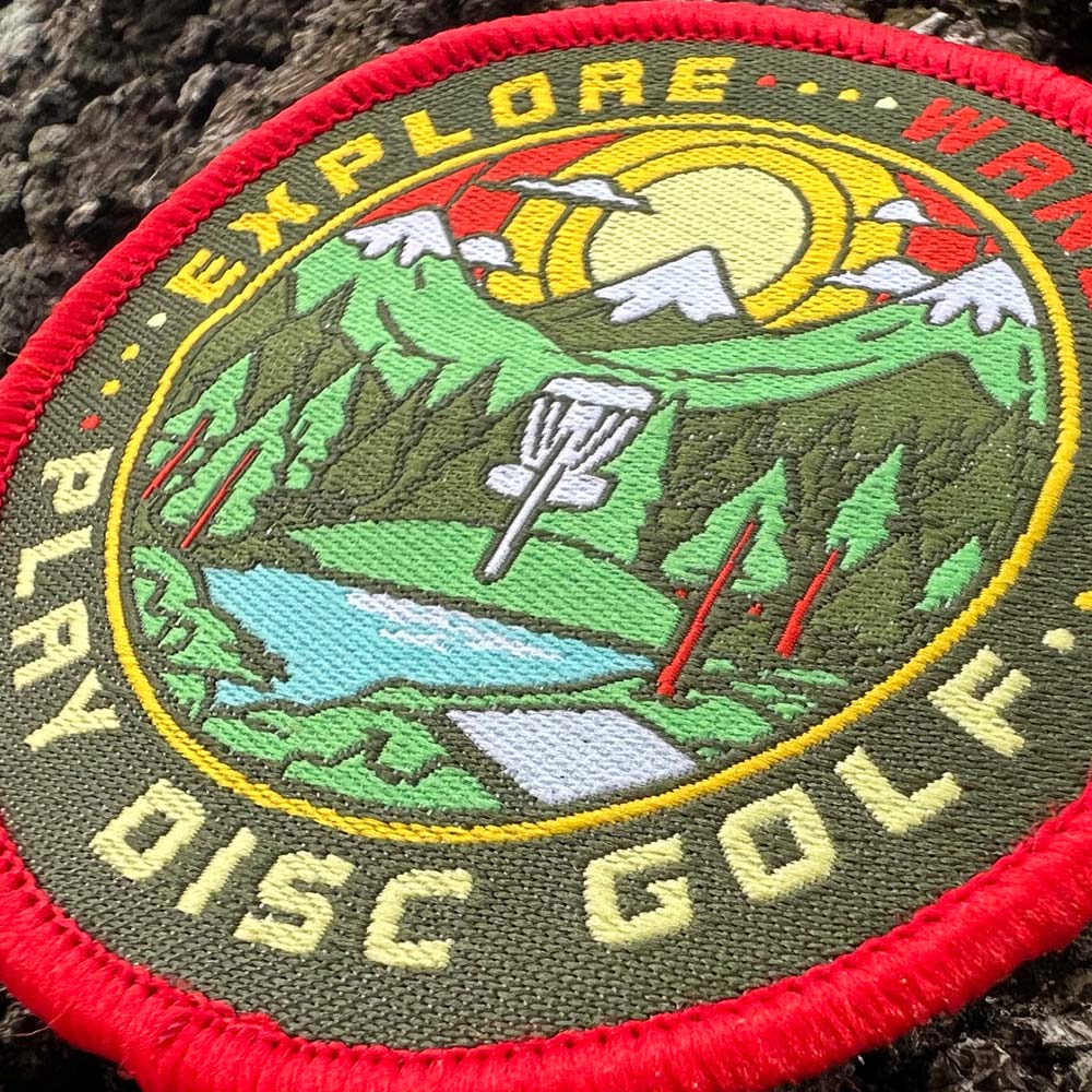 Wander Explore Play Disc Golf - Hook And Loop Patch